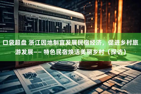 口袋超盘 浙江因地制宜发展民宿经济，促进乡村旅游发展—— 特色民宿焕活美丽乡村（探访）